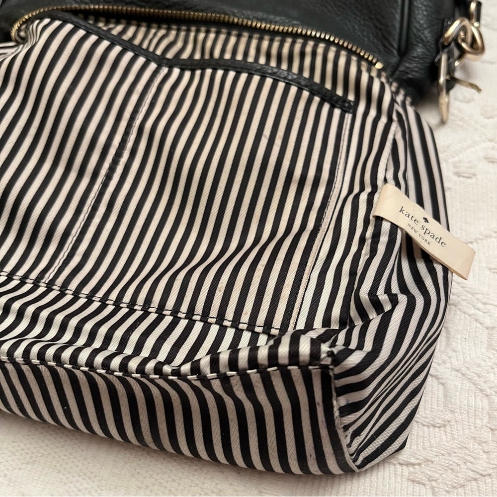 Kate Spade Black Pebbled 100% Cow Leather Crossbody Bag - Picture 9 of 15